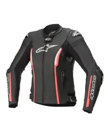 Дамско кожено яке ALPINESTARS STELLA MISSILE V2 BLANK/PINK