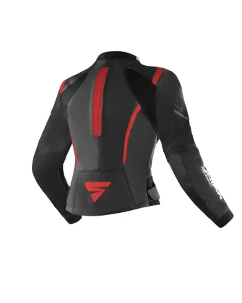 Дамско кожено яке MIURA 2.0 BLACK/RED
