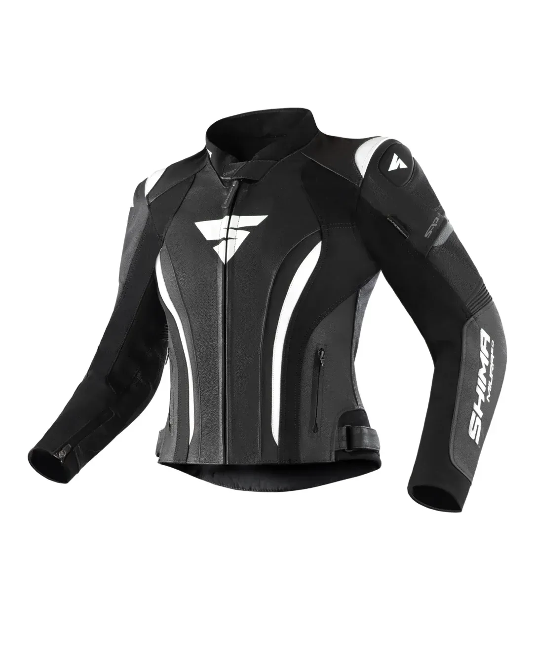 Дамско кожено яке MIURA 2.0 BLACK/WHITE