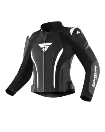 Дамско кожено яке MIURA 2.0 BLACK/WHITE