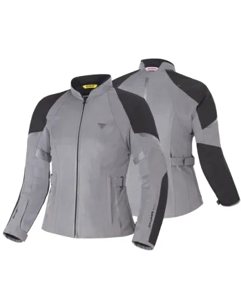 Дамско лятно мото яке SHIMA JET GREY