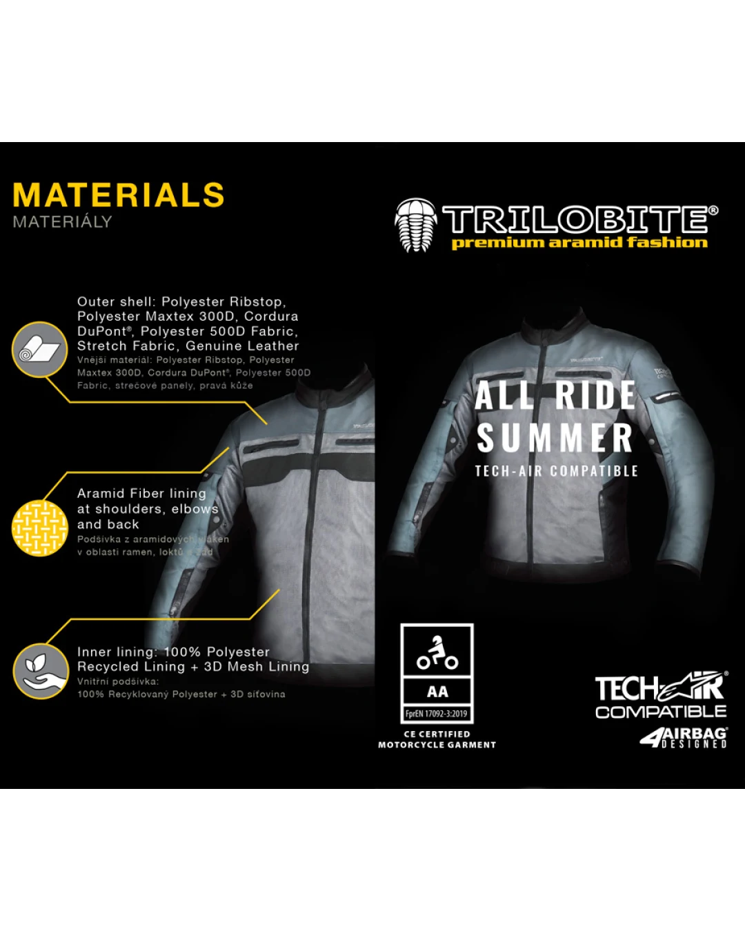 Дамско лятно яке TRILOBITE 2093 All ride summer Tech-Air