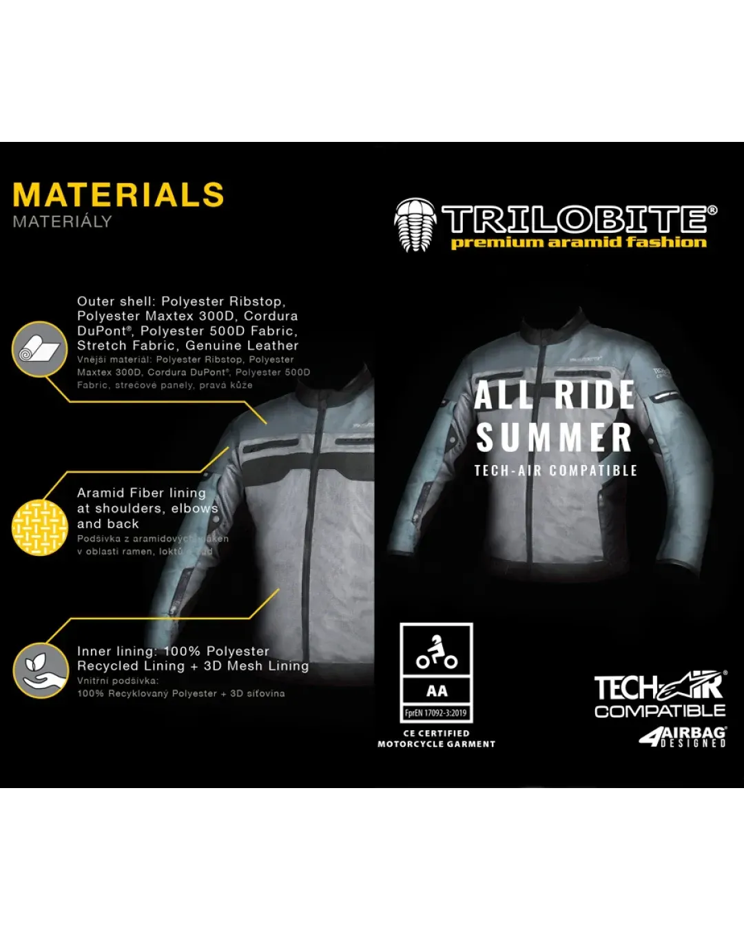 Дамско лятно яке TRILOBITE 2093 All ride summer Tech-Air