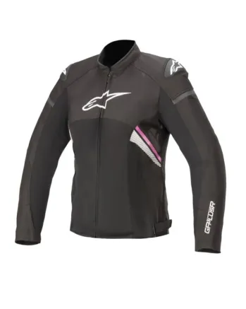 Дамско мото яке ALPINESTARS STELLA T-GP PLUS R V3 AIR BLACK/WHITE/FUCHSIA
