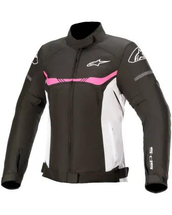Дамско мото яке ALPINESTARS T-SPS WATERPROOF BLACK/WHITE/FUCHSIA