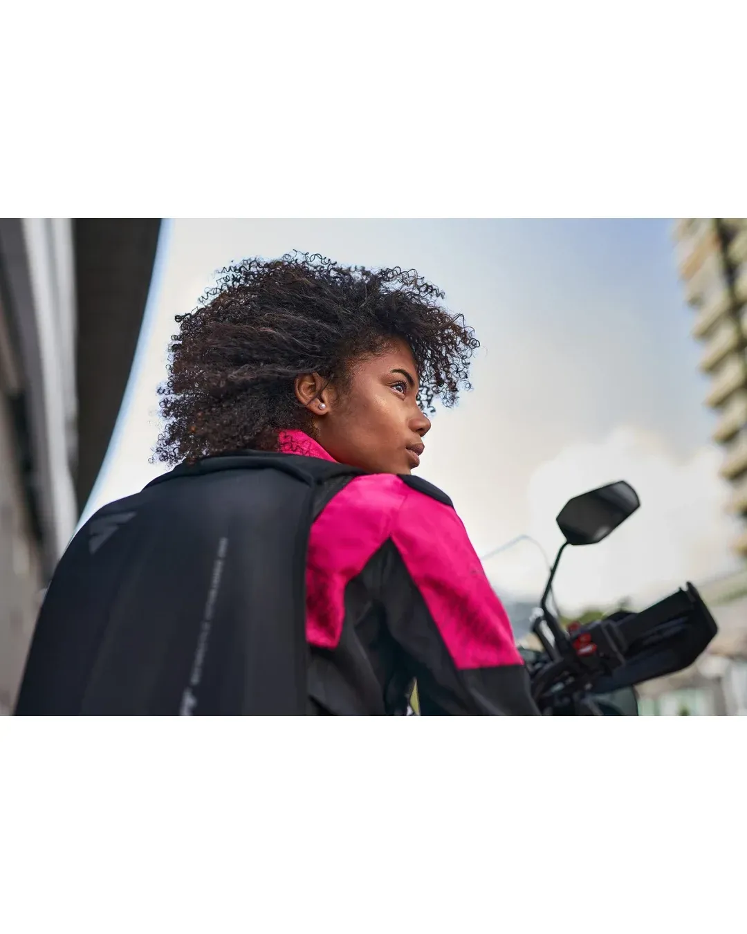 Дамско мото яке SHIMA DRIFT BLACK/PINK