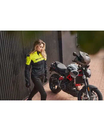 Дамско мото яке SHIMA DRIFT BLACK/YELLOW FLUO