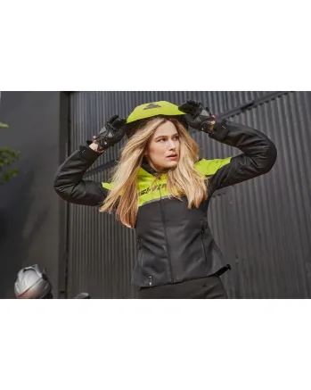 Дамско мото яке SHIMA DRIFT BLACK/YELLOW FLUO