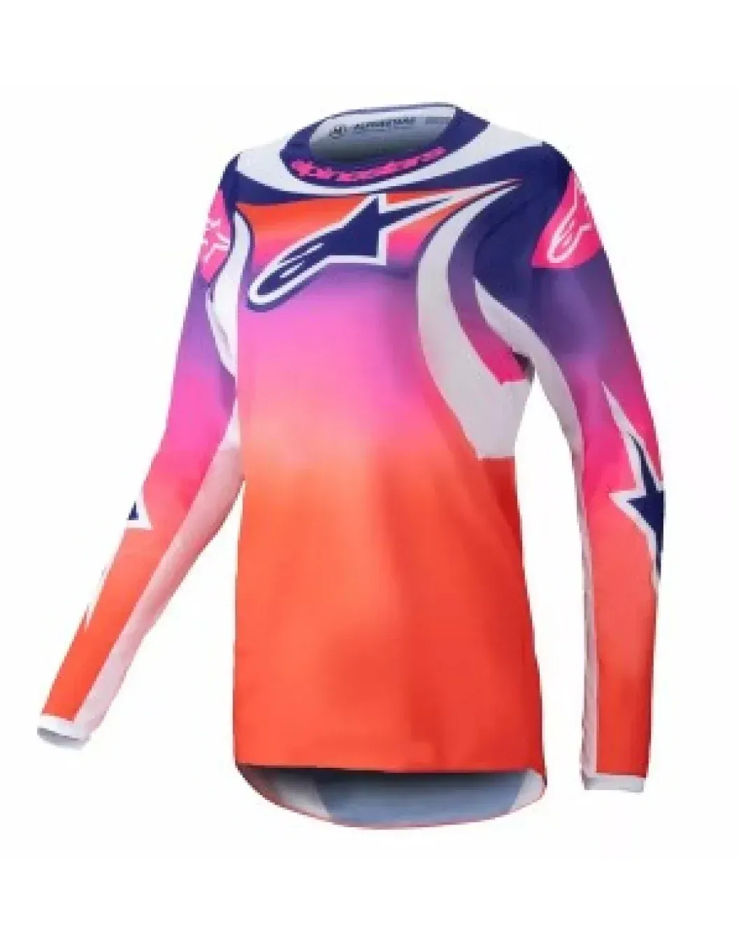 Дамско мотокрос джърси Alpinestars 4W FLUID WURX MULTI/WHITE