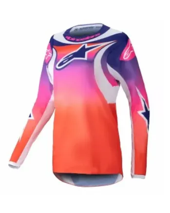 Дамско мотокрос джърси Alpinestars 4W FLUID WURX MULTI/WHITE