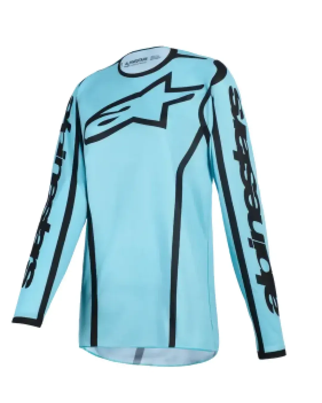 Дамско мотокрос джърси Alpinestars FLUID APEX TROPIC-BLACK