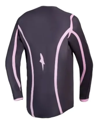 Дамско мотокрос джърси Alpinestars FLUID APEX V2 GRAY/PINK