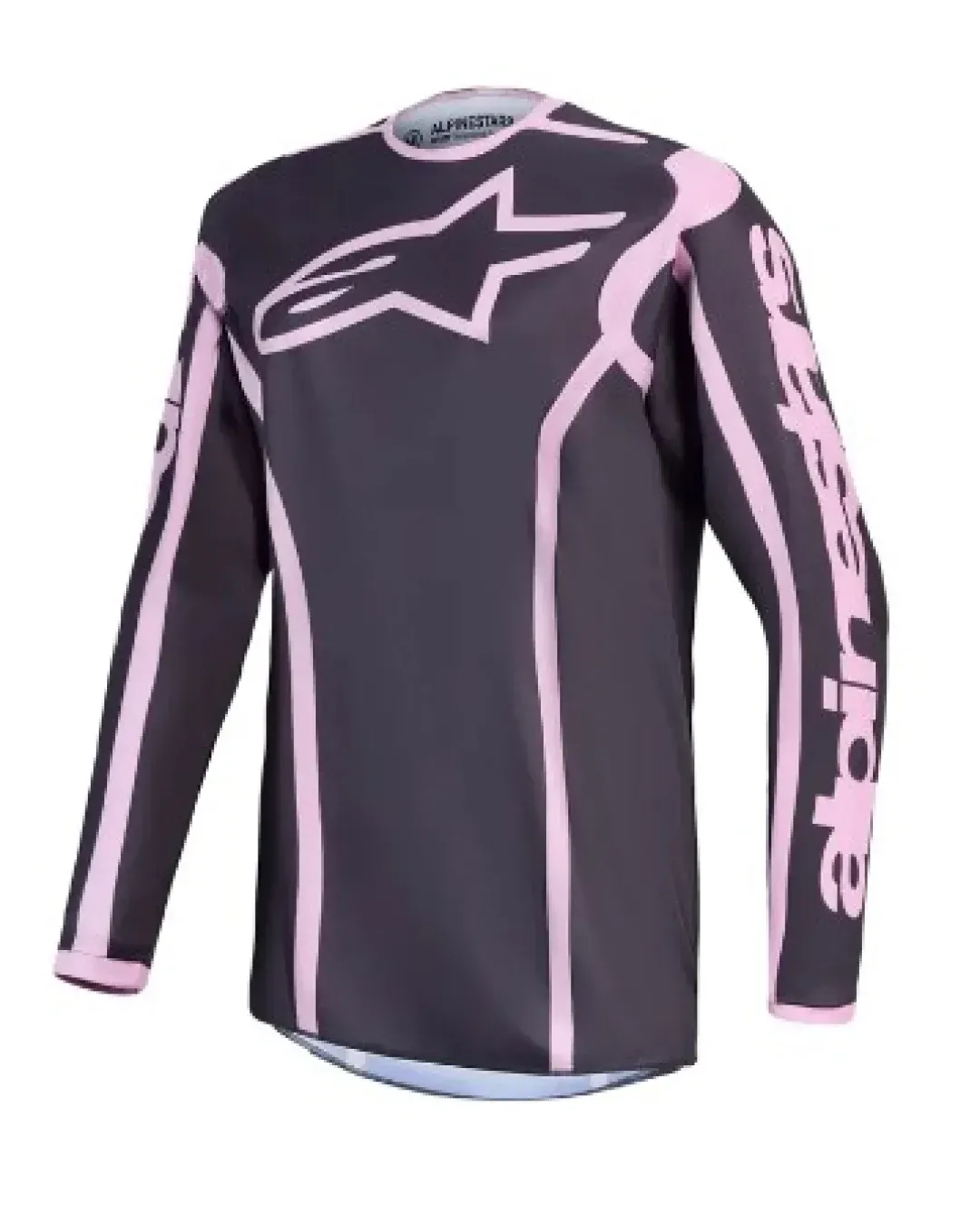 Дамско мотокрос джърси Alpinestars FLUID APEX V2 GRAY/PINK