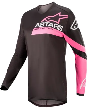Дамско мотокрос джърси ALPINESTARS Stella Fluid Chaser S21 BLACK/PINK