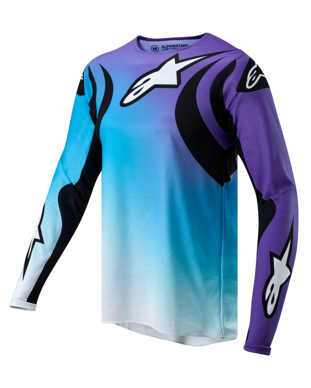 Дамско мотокрос джърси ALPINESTARS Stella FLUID WHT/TURQ