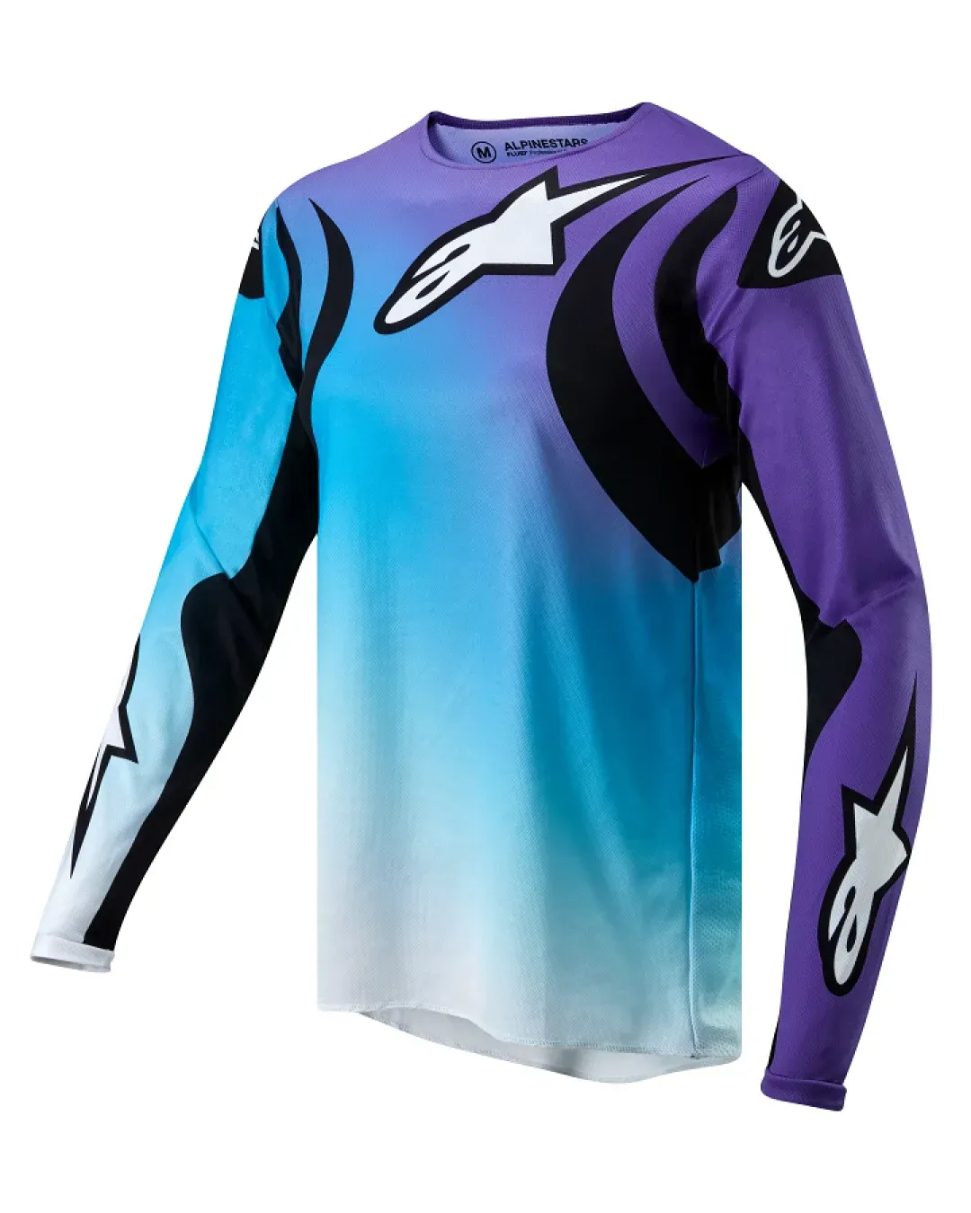 Дамско мотокрос джърси ALPINESTARS Stella FLUID WHT/TURQ