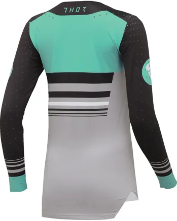 Дамско мотокрос джърси THOR PRIME BLAZE BLACK/TEAL