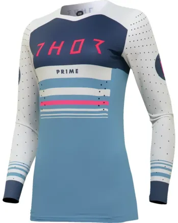 Дамско мотокрос джърси THOR PRIME BLAZE LIGHT BLUE