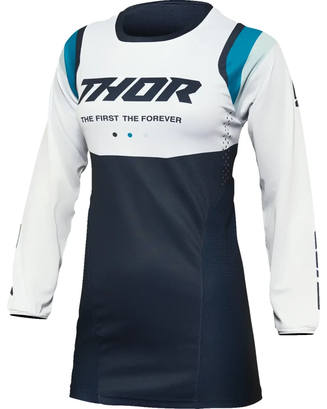 Дамско мотокрос джърси THOR WOMEN'S PULSE REV Blue, White