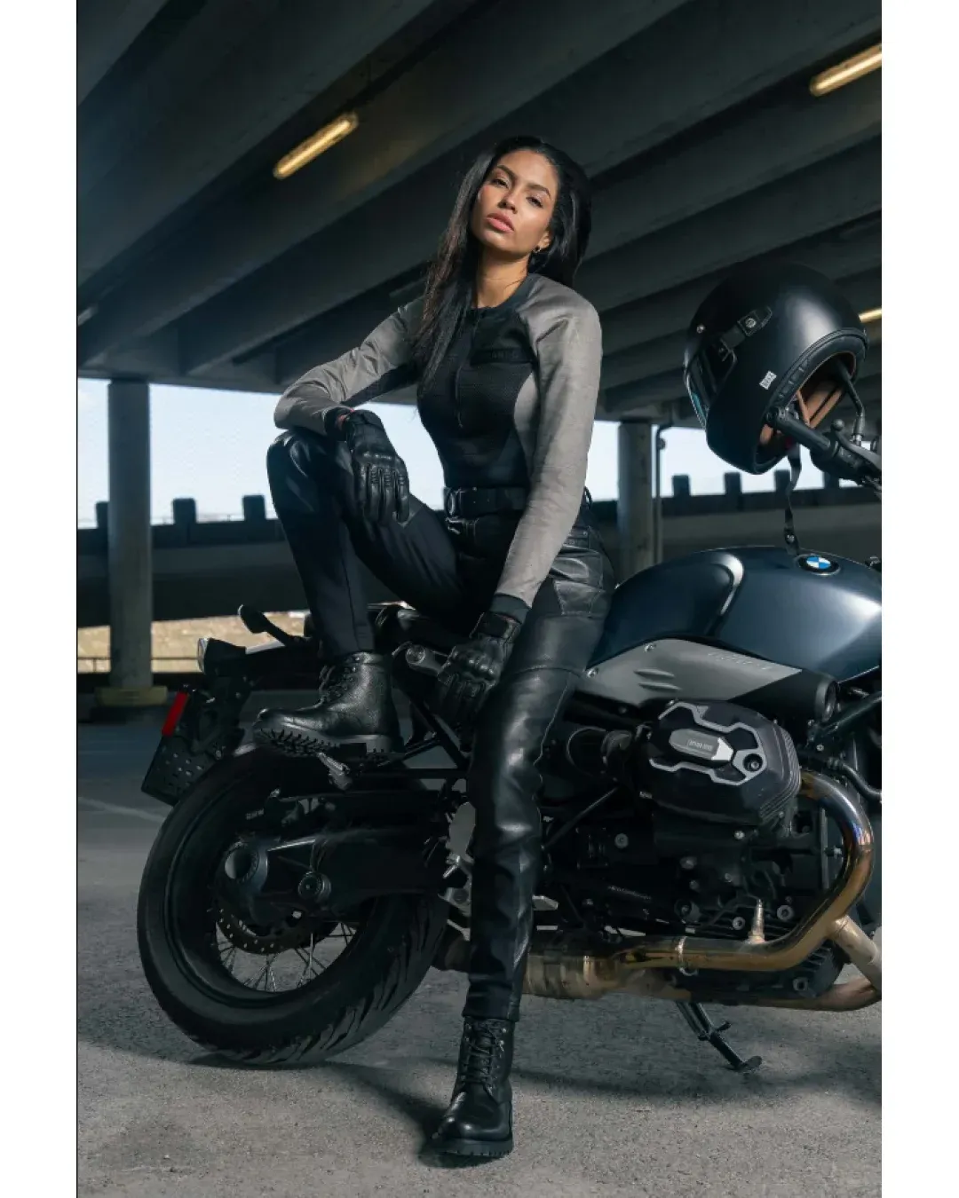 Дамско протекторно боди PANDO MOTO - BIA GREY