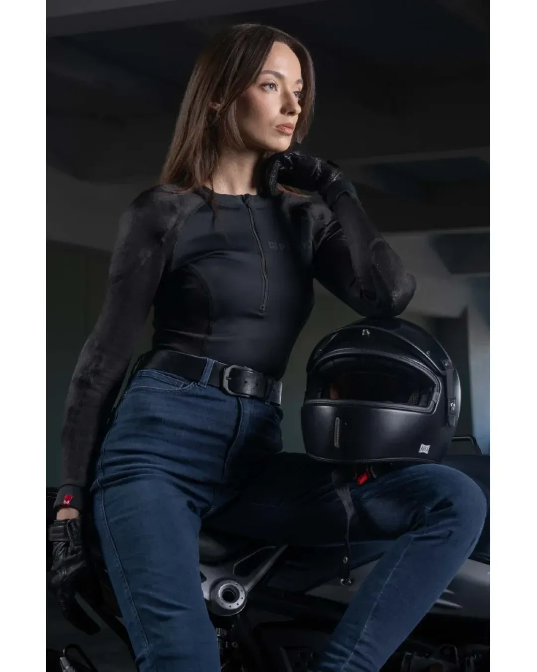 Дамско протекторно боди PANDO MOTO - SHELL WW BLACK 02