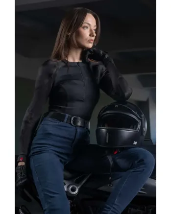 Дамско протекторно боди PANDO MOTO - SHELL WW BLACK 02