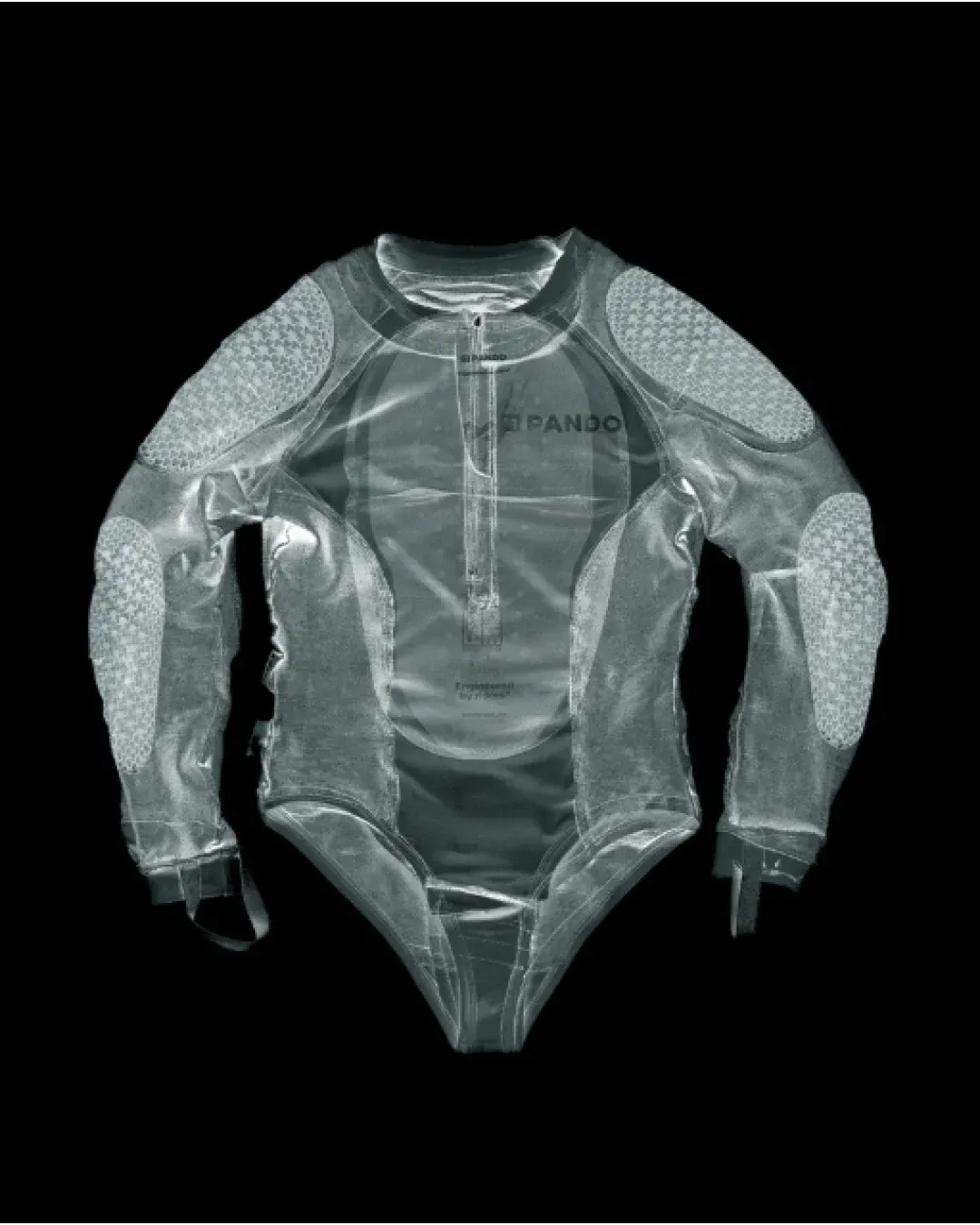 Дамско протекторно боди PANDO MOTO - SHELL WW BLACK 02