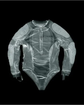 Дамско протекторно боди PANDO MOTO - SHELL WW BLACK 02