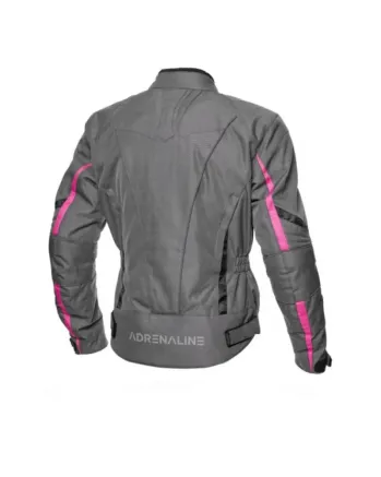 Дамско текстилно мото яке ADRENALINE LOVE RIDE 2.0 LADY BLACK/PINK/GREY