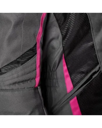 Дамско текстилно мото яке ADRENALINE LOVE RIDE 2.0 LADY BLACK/PINK/GREY