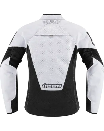 Дамско текстилно мото яке ICON MESH AF WHITE