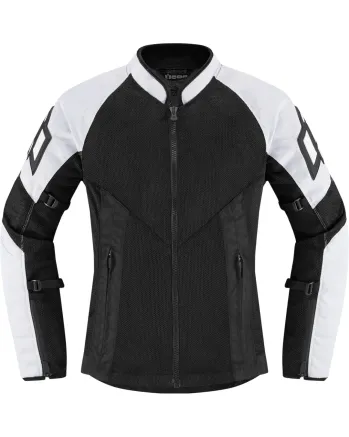 Дамско текстилно мото яке ICON MESH AF WHITE
