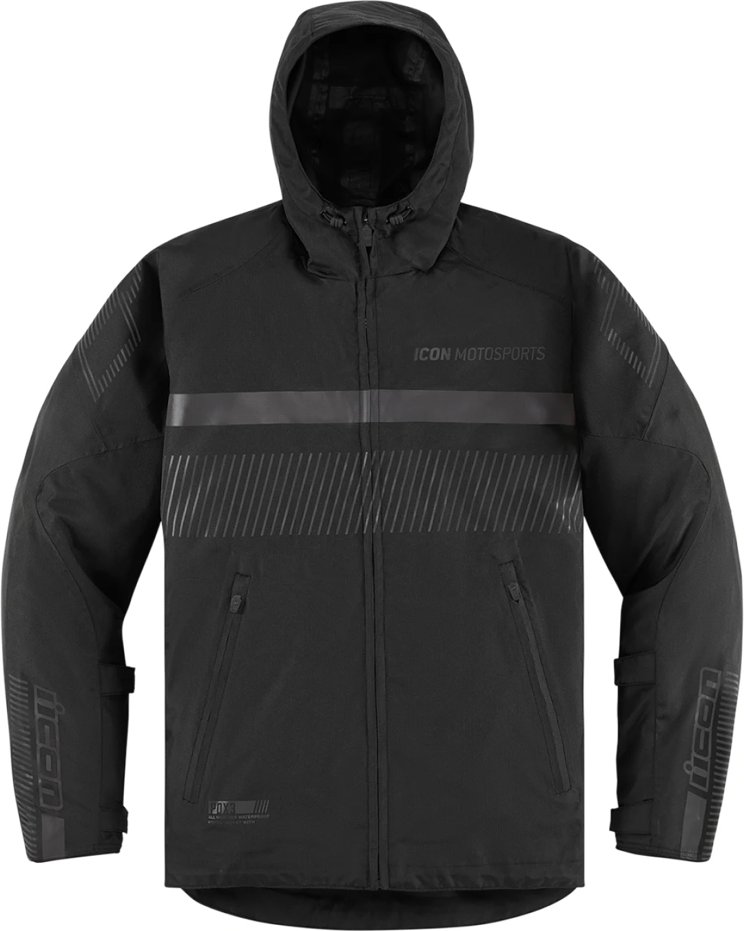 Дамско текстилно мото яке ICON PDX3 CE BLACK
