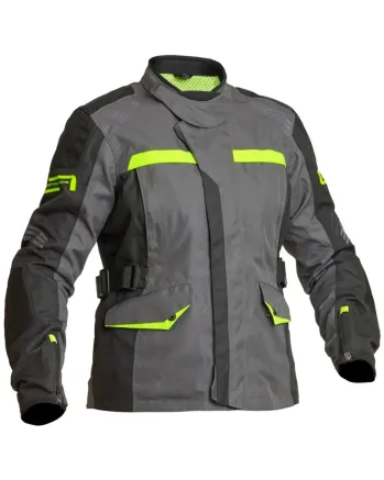 Дамско текстилно мото яке Lindstrands Granberg Grey/yellow