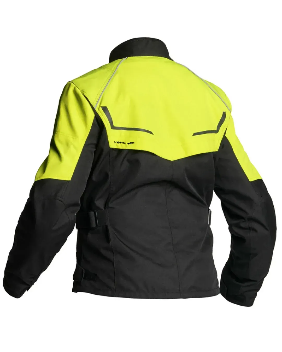 Дамско текстилно мото яке Lindstrands Halden Black/Yellow