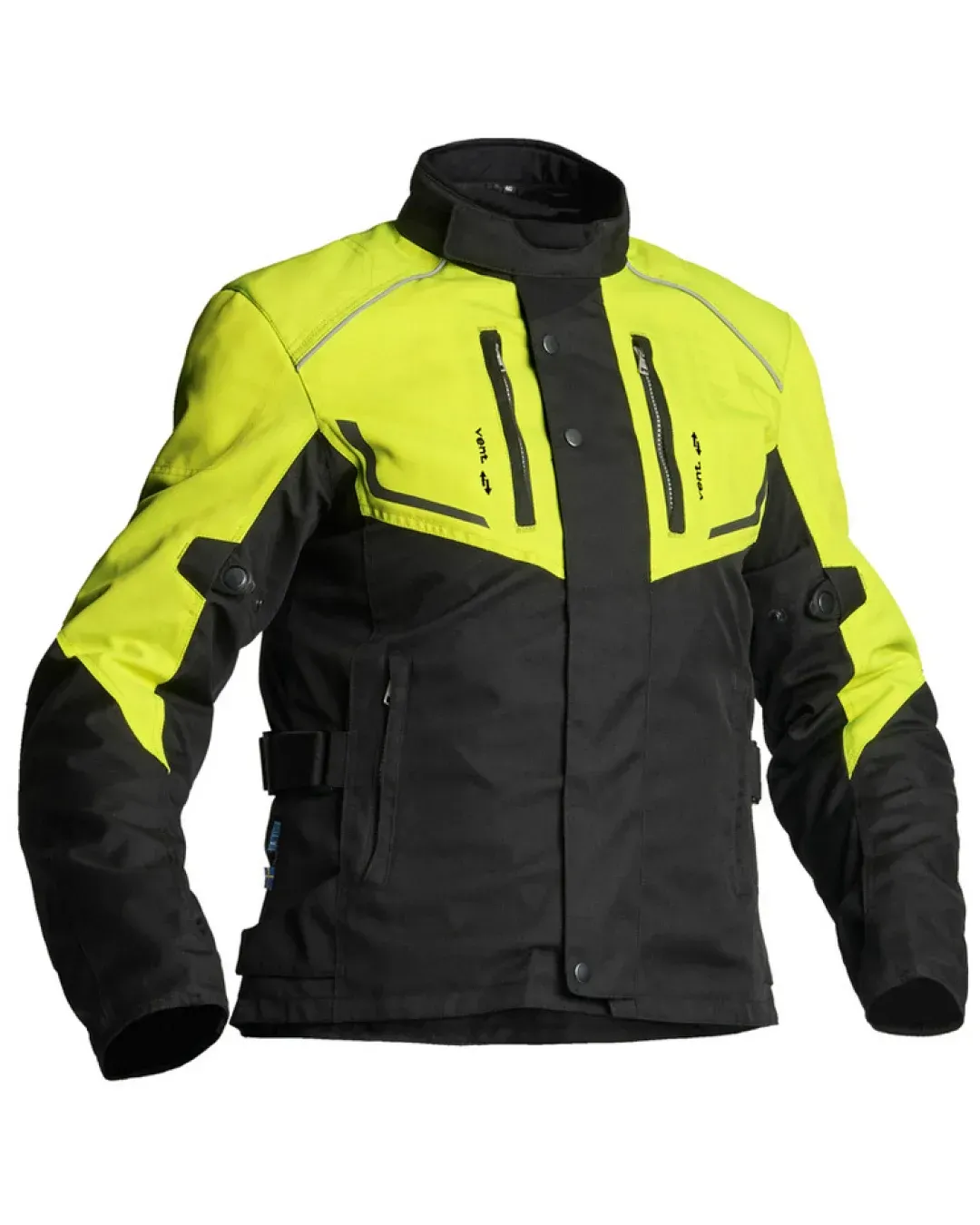 Дамско текстилно мото яке Lindstrands Halden Black/Yellow