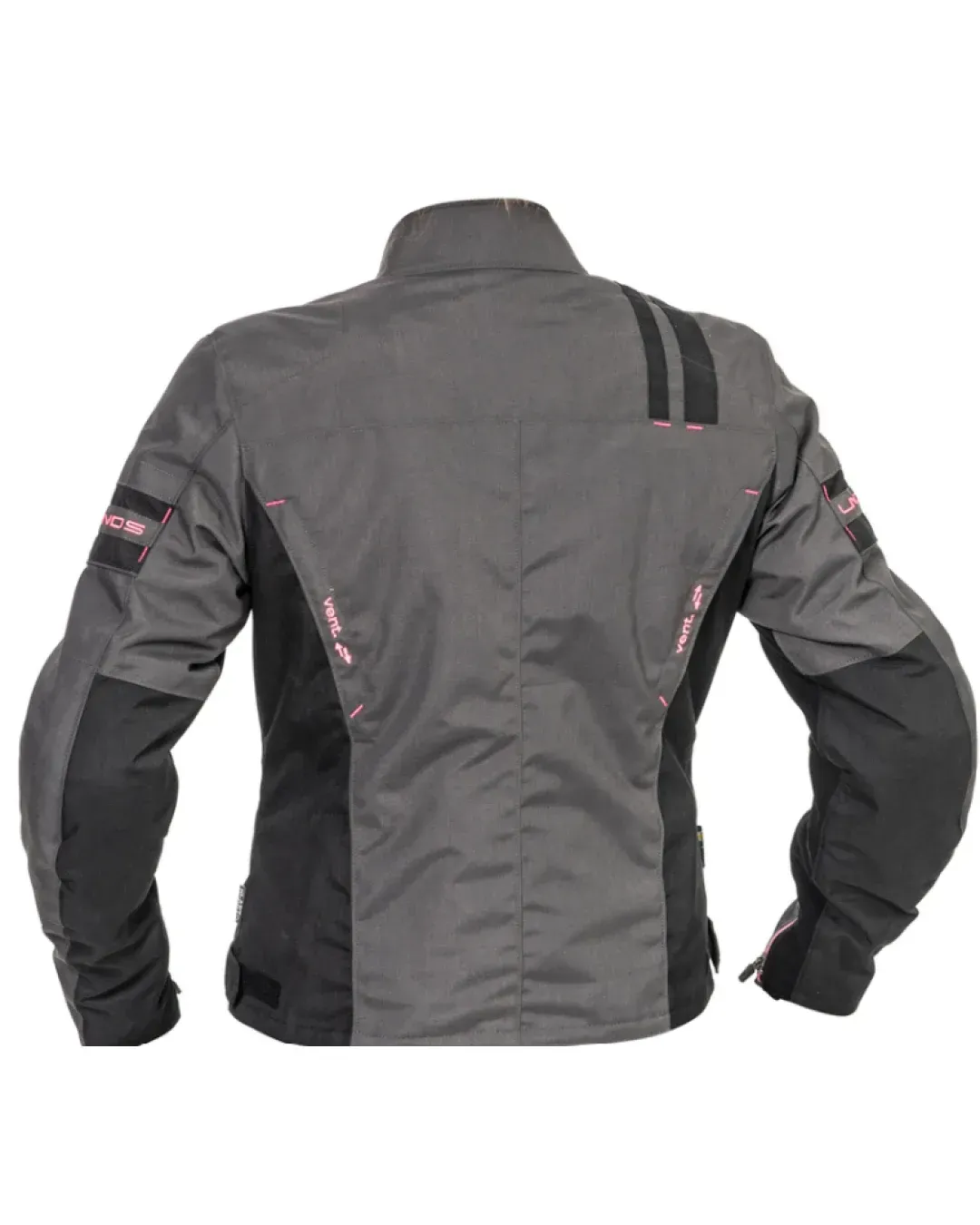 Дамско текстилно мото яке Lindstrands Liden Grey/Pink