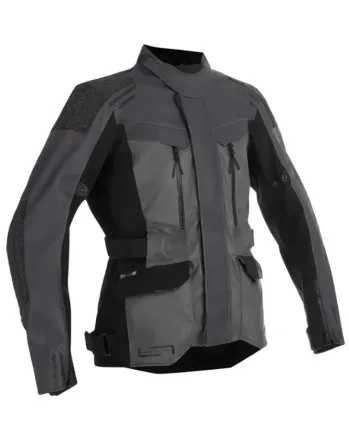 Дамско текстилно мото яке Lindstrands Storbo Graphite Dark Grey Black