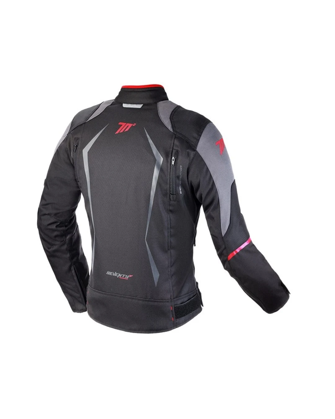 Дамско текстилно мото яке SEVENTY SD-JR49 BLACK/RED