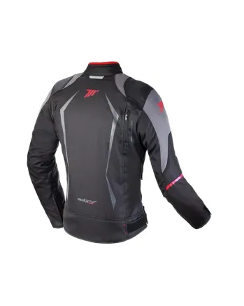 Дамско текстилно мото яке SEVENTY SD-JR49 BLACK/RED