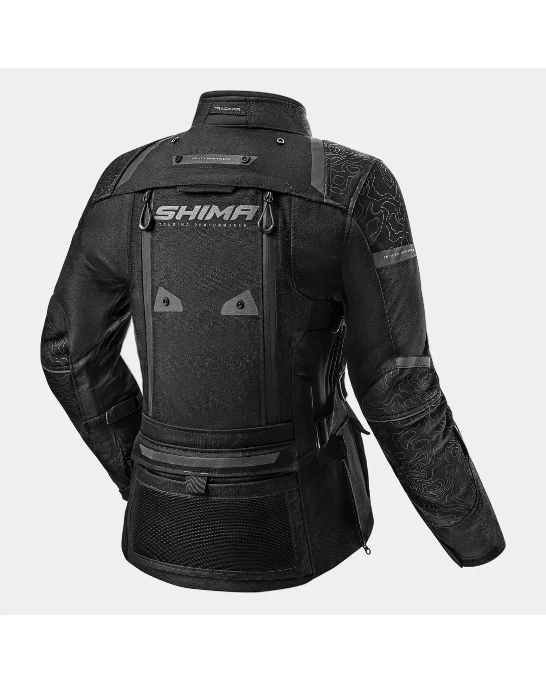 Дамско текстилно мото яке SHIMA TRACKER BLACK