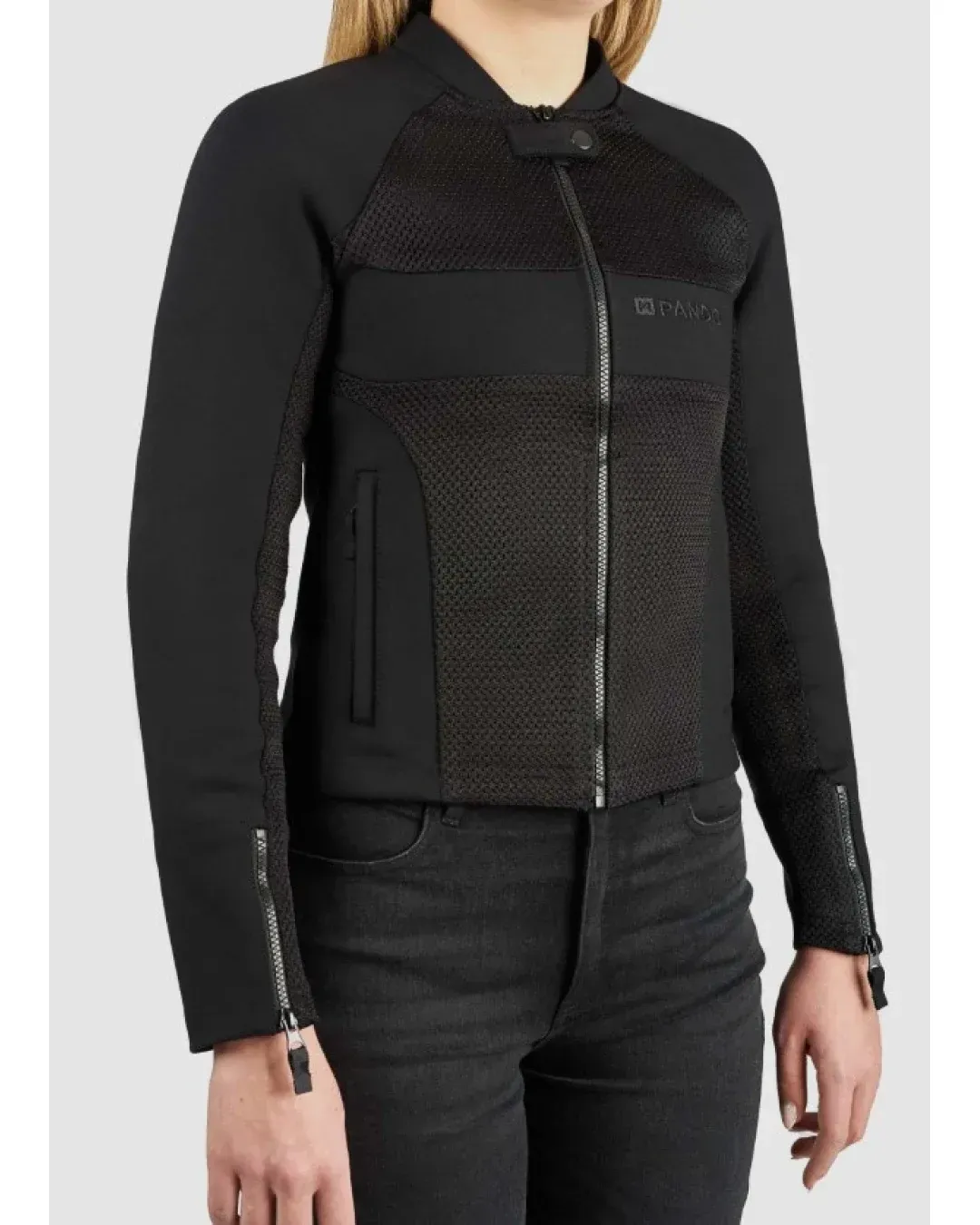 Дамско текстилно яке Pando Moto STEALTH BLACK AAA
