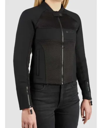Дамско текстилно яке Pando Moto STEALTH BLACK AAA