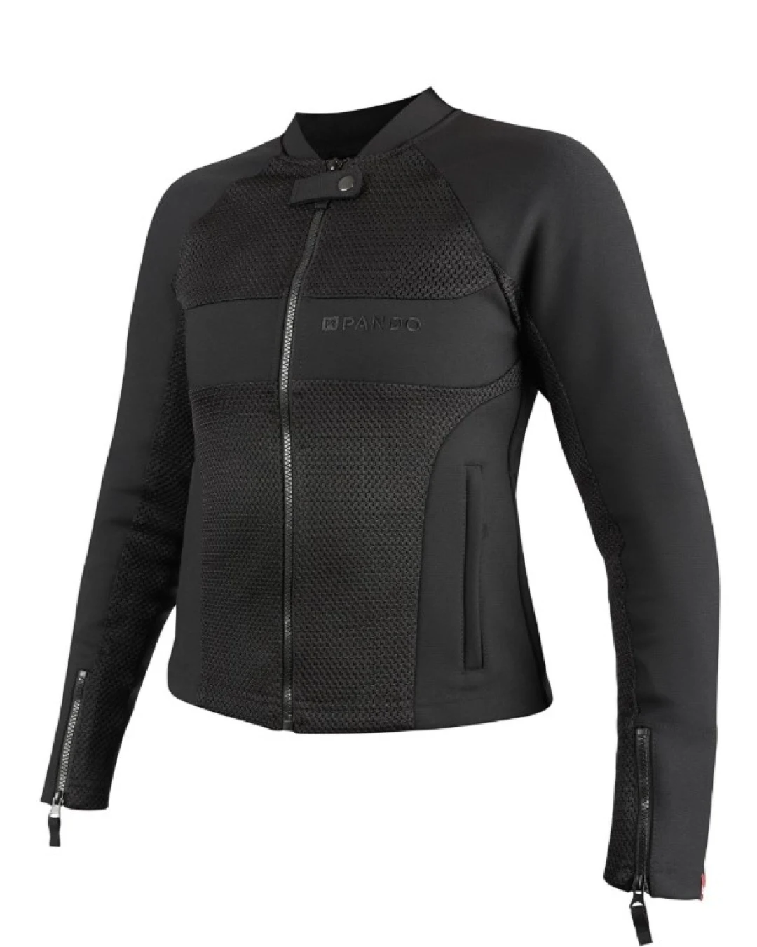 Дамско текстилно яке Pando Moto STEALTH BLACK AAA