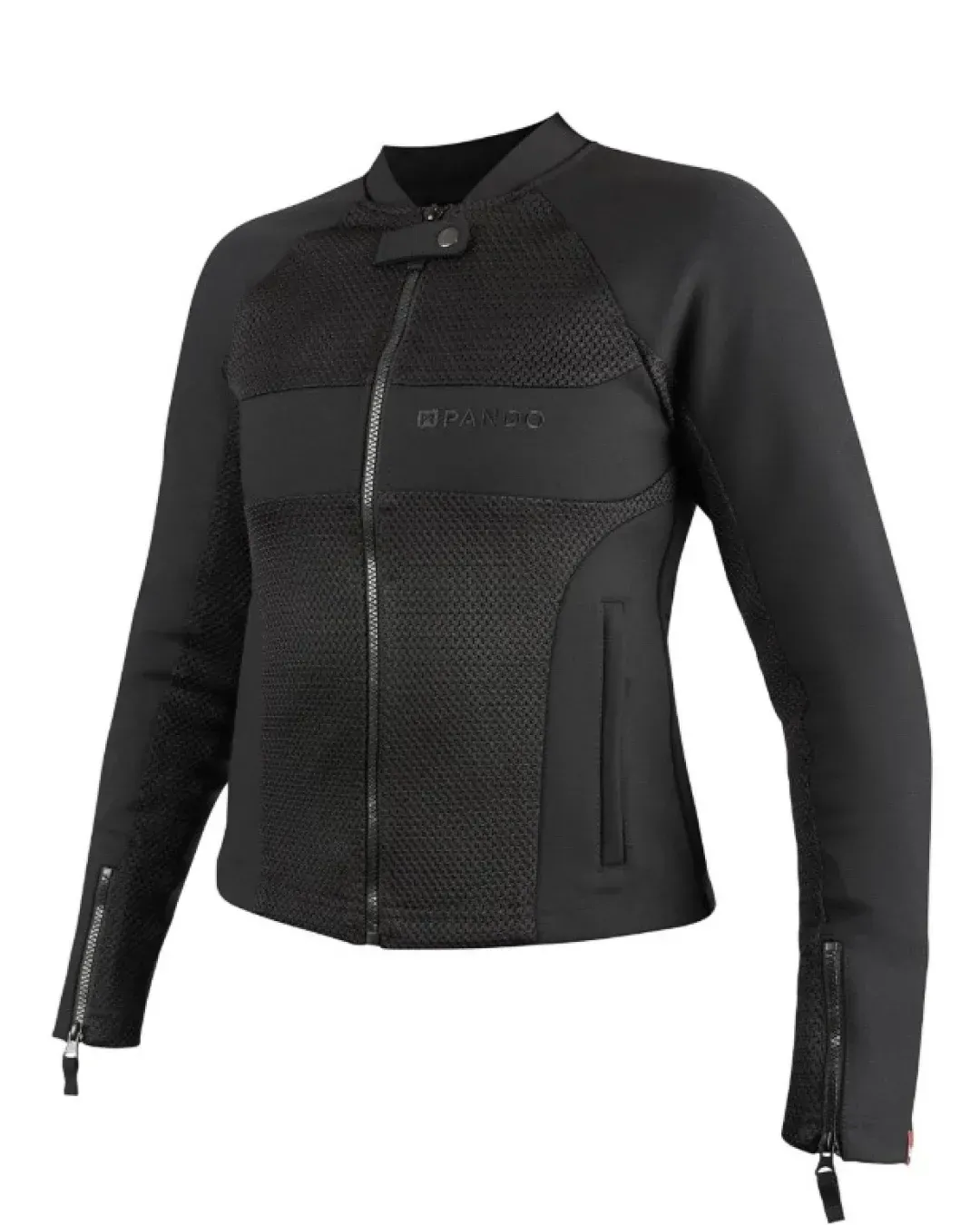 Дамско текстилно яке Pando Moto STEALTH BLACK AAA