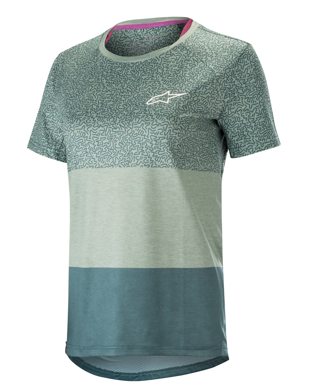 Дамско вело джърси ALPINESTARS Stella Alps 8 Short Sleeve TEAL/PETROL