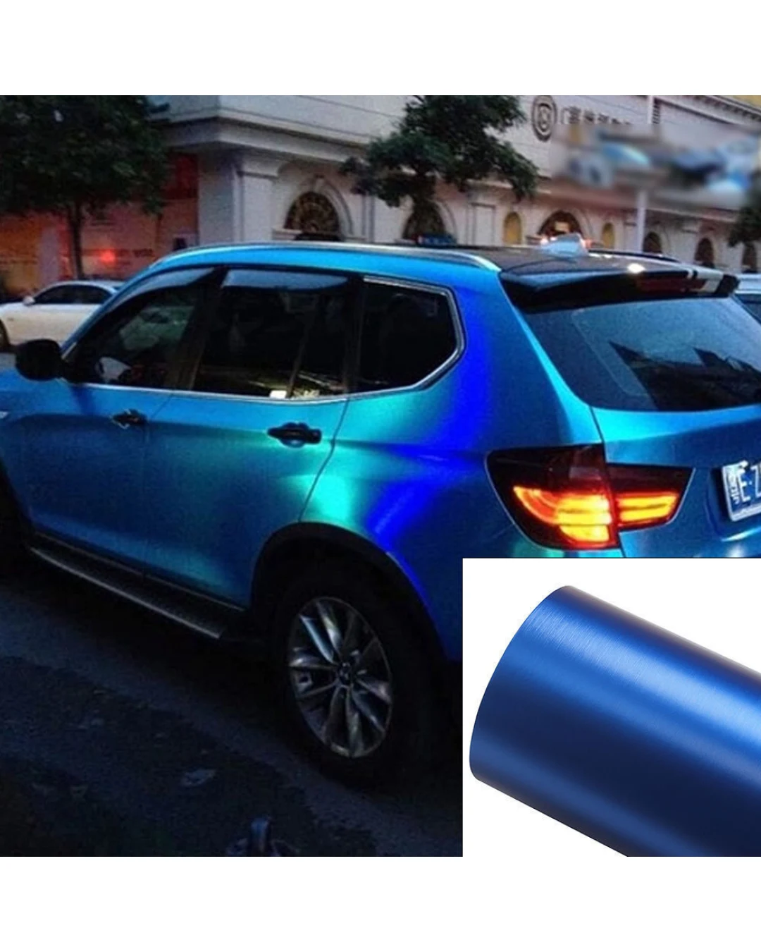 Декоративно автомобилно Wrap фолио 1.52 X 18M BRUSHED ICE BLUE