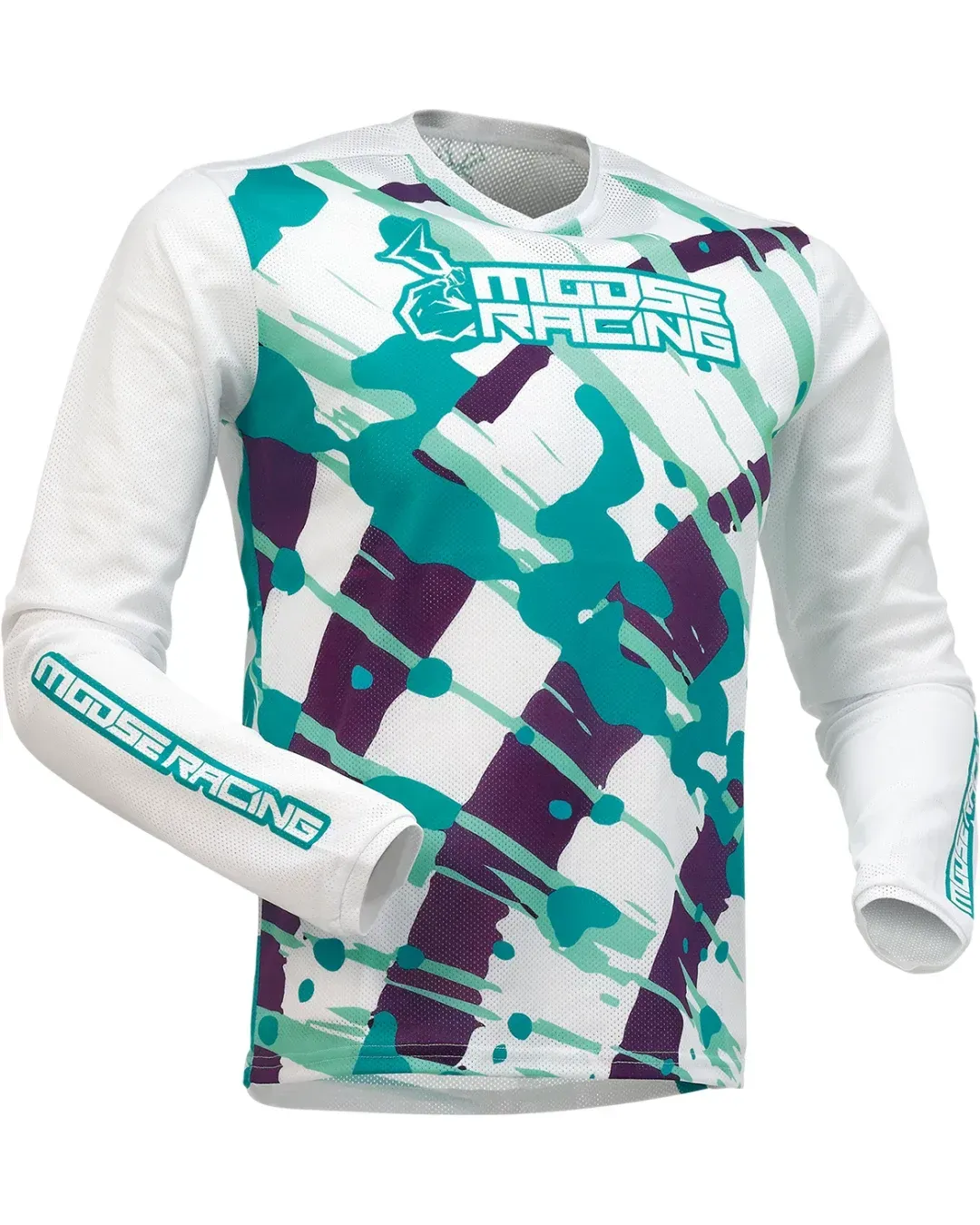 Детска блуза MOOSE RACING AGROID MESH TEAL/PURPLE