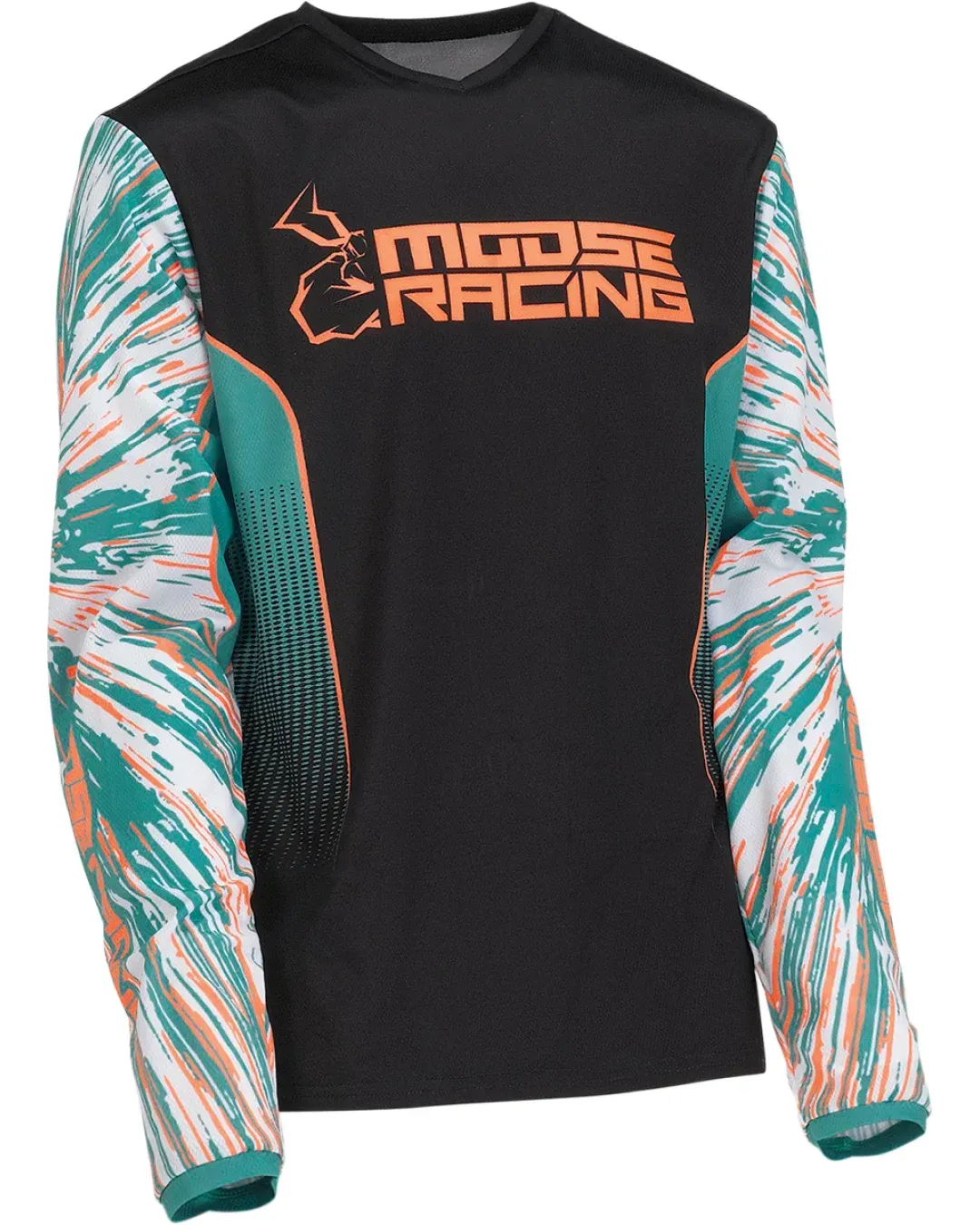 Детска блуза MOOSE RACING AGROID TEAL/ORANGE/BLACK