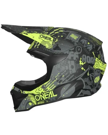 Детска каска O'NEAL 1SERIES VIBRANT BLACK/NEON YELLOW V.26